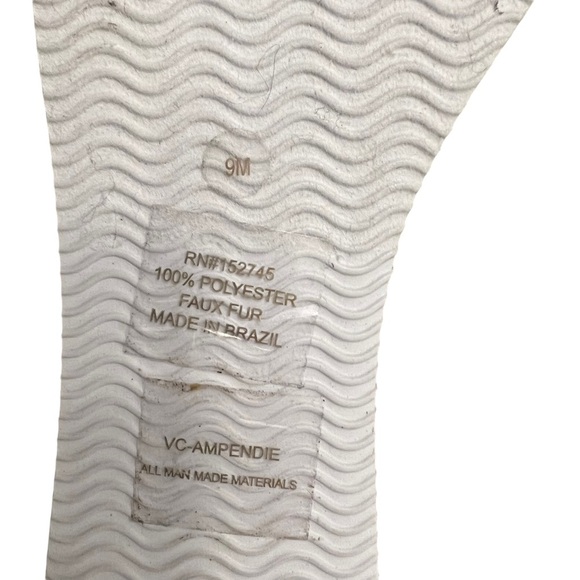 EUC Vince Camuto Ampendie Slipper Faux Fur Leopard Print Size 9. - Picture 5 of 5